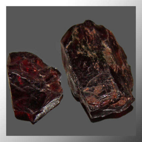 Natural Garnets 10.10cts Total Rich Red, Rough Stones