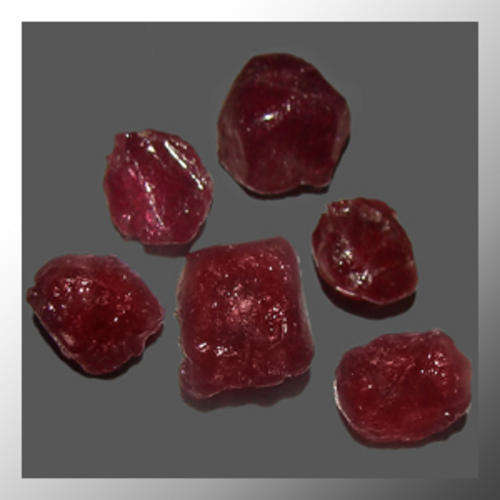 Genuine Rubies 10.74cts Total Red, Rough Stones