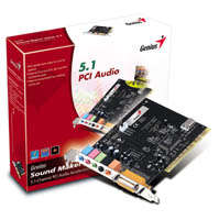 Genius Sound Maker Value 5.1 Channel PCI Audio Acceleration Card