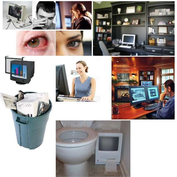 19" SQUARE FLAT SCREEN LCD MONITOR