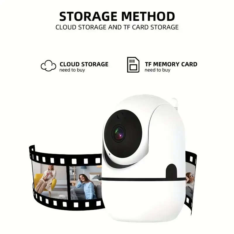 Wireless Security Camera, 2MP HD 1080P IP PTZ Camera,