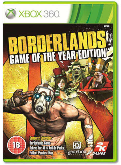 Borderlands: GOTY EDITION, Xbox 360, FREE SHIPPING!