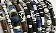 *SUPER VALUE FOR MONEY* SET OF SIX BEADED MENS BRACELETS