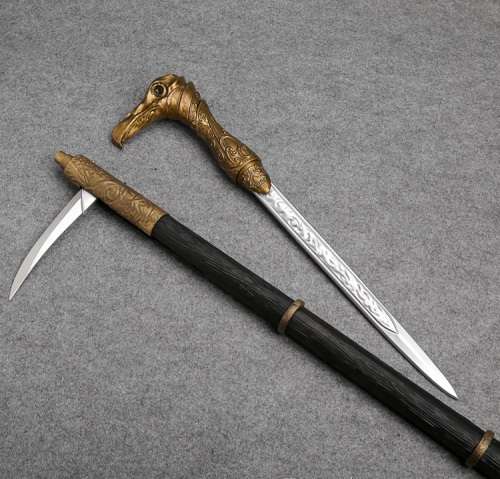 NECA Assassin's Creed Syndicate Sword Cane Cosplay Weapon Jacob Frye Cane Hidden Blade PVC +-90cm