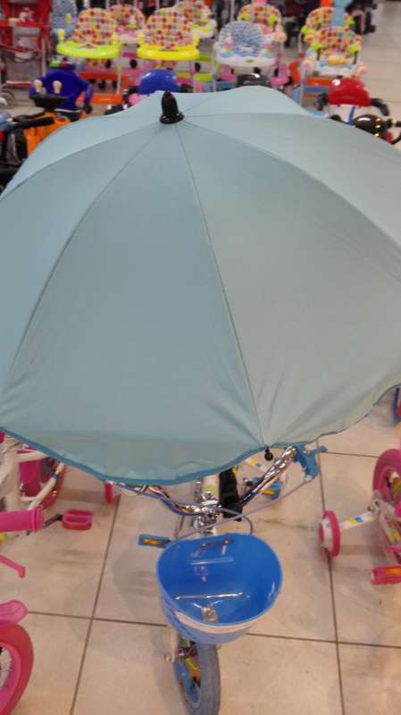 UV Protection Umbrella for babies , Install on Micro Trike / Bicycle/ Tricycle