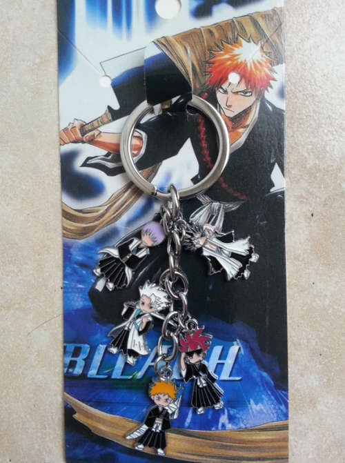 Anime Metal 5 PendantsFigure Keychain Keyring 20 different anime!!!
