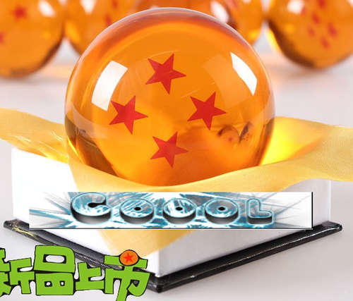 Dragon Ball Z Crystal Ball /4 Star Dragon Ball 7cm  0.5Kg