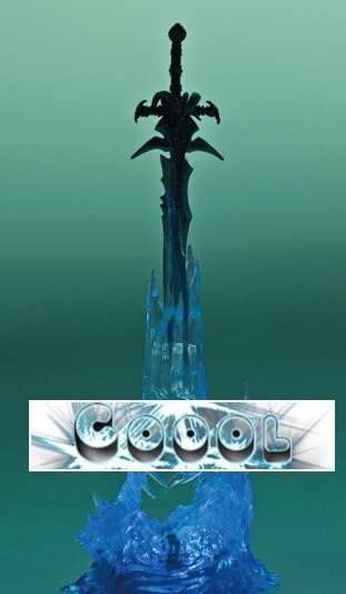 World of Warcraft Arthas Menethil Frostmourne Latex Lichking Sad Sword with LED Light