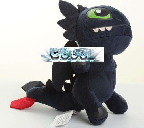 How to Train Your Dragon Toothless Night Fury Plush Doll Soft Stuufed Toy 8" 20CM