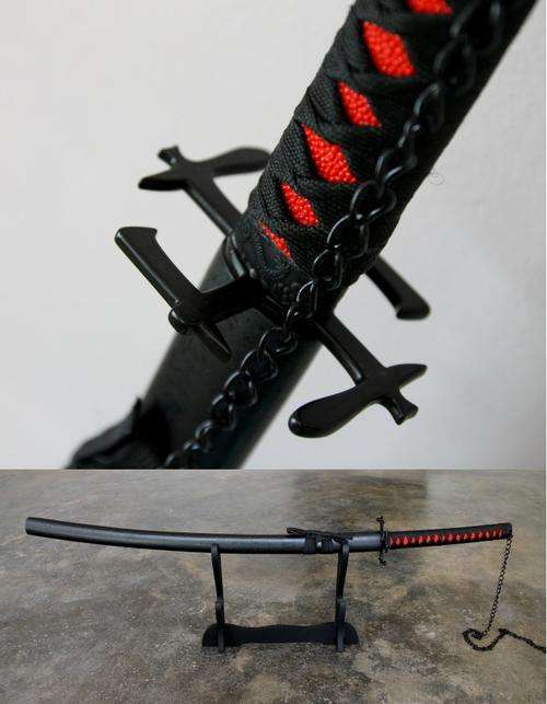 Bleach - Ichigo Final Zangestu black blade sword 1.4m (unsharped)