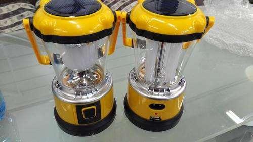 Rechargeable camping 8 led emergency light .Solar, AC , DC , Battery All in one