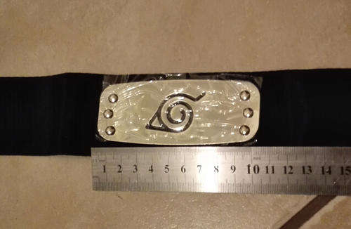 Naruto headband the leaf black