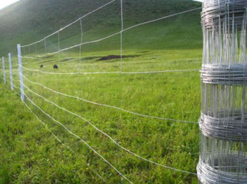 Galvanised Field fence 1.8m height x 100m (11 blocks) length Eco