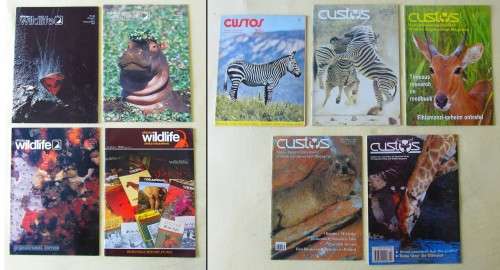 Rare old South African wildlife magazines