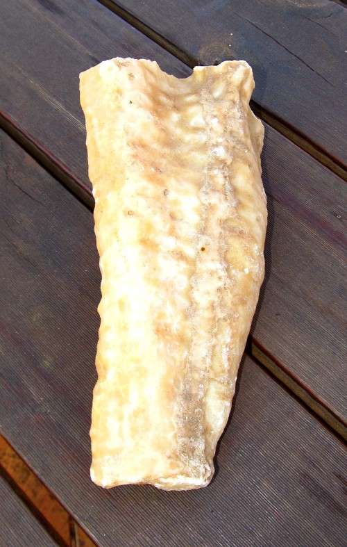 Limestone cave rock formation - stalactite midpiece
