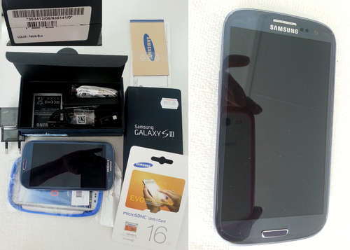 Samsung Galaxy S3 pebble blue - not sealed anymore