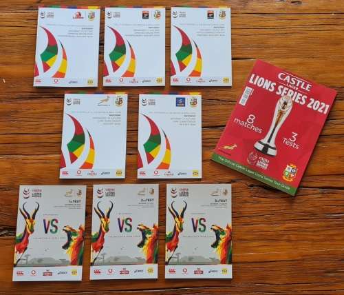 BandI Lions Tour to SA 2021 Rugby Match Programmes