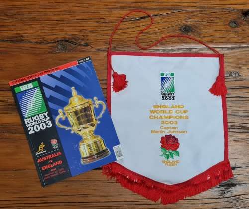 England Rugby Pennant & RWC 2003 Final Match Programme