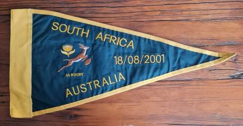 Springbok vs Australia Rugby Touch Judge Flag