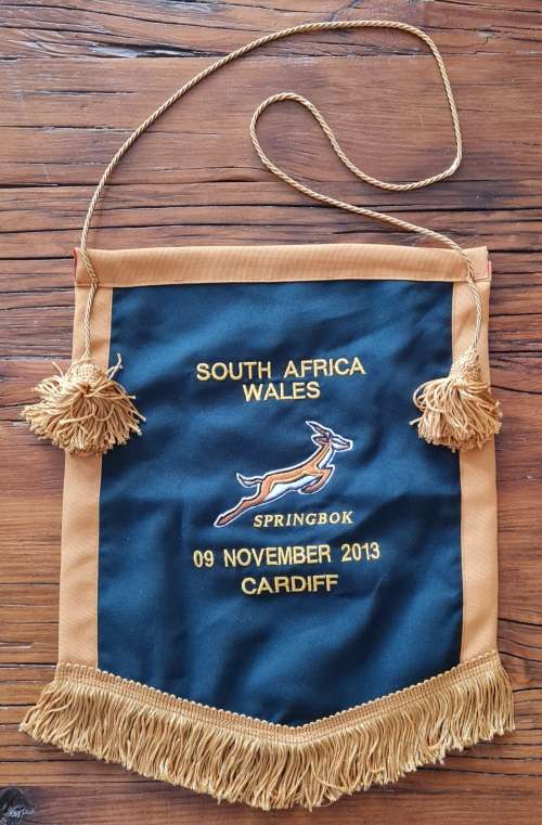South Africa vs Wales Rugby Pennant