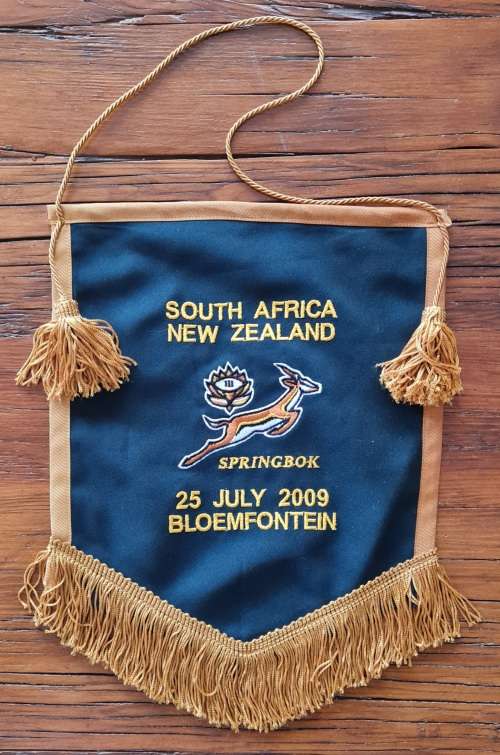 South Africa vs New Zealand Rugby Pennant