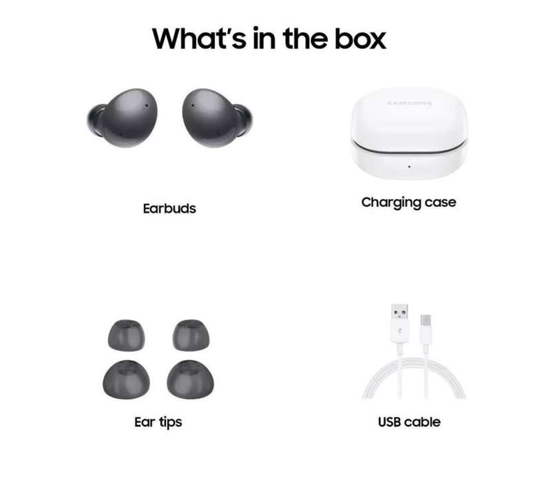 Samsung Galaxy Buds 2 True Wireless Bluetooth Earbuds - Graphite
