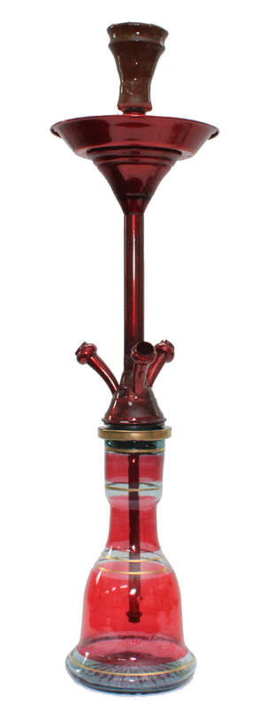 Hookah Shisha 3 Pipe Set-RED