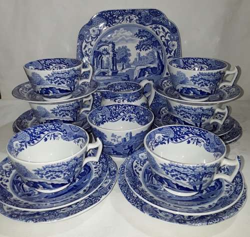 Spodes  - Copeland -  Italian Design -  21pc    Tea Set