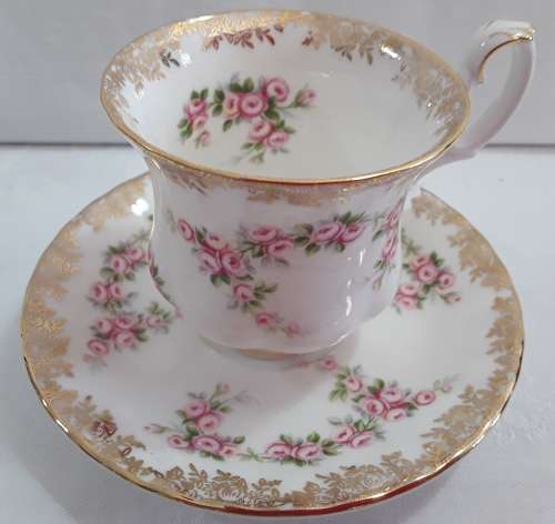 Royal Albert  ''Dimity  Rose''    Coffee  Cup  &  Saucer