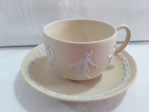 Wedgwood  ''Primrose''  Jasper  Cup  &  Saucer