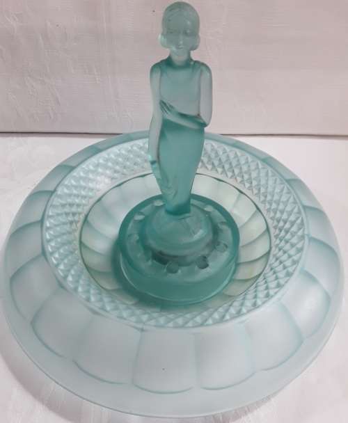 ArT Deco  Bowl  with  Figure