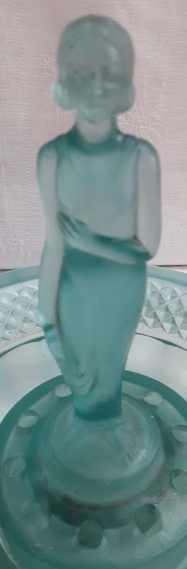 ArT Deco  Bowl  with  Figure