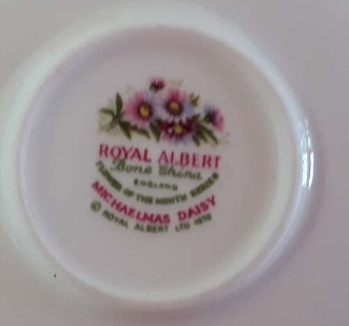 Royal Albert  -  September   -   Cup  &  Saucer