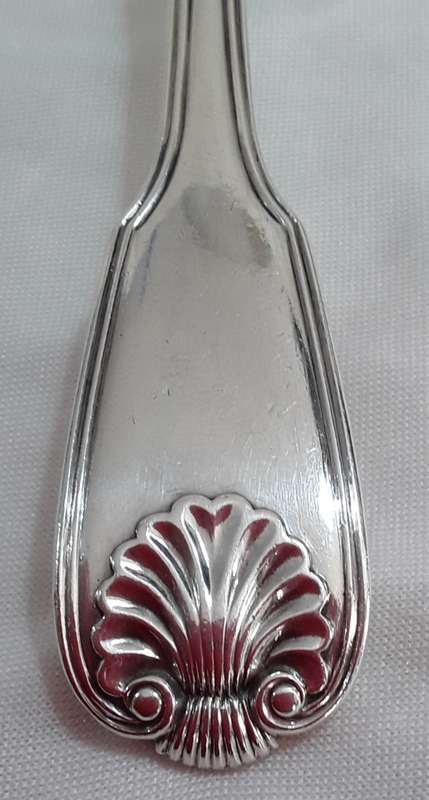 London  1827  Silver  Serving Spoon