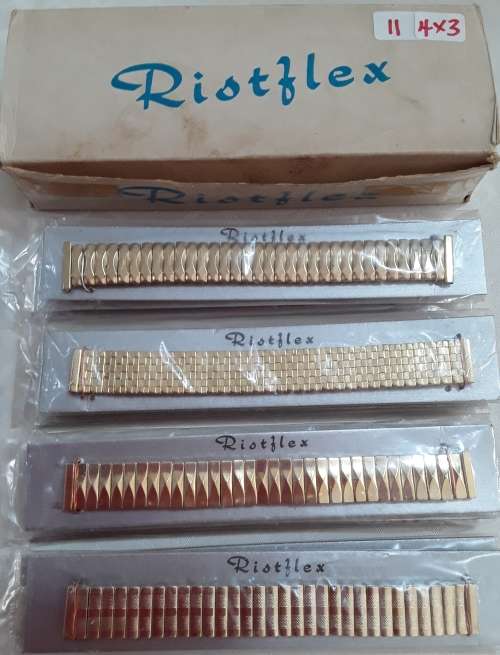 Boxed x 12 - Ristflex - Vintage Watch Straps