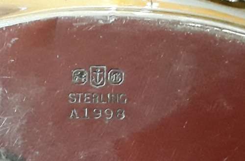 Sterling  Silver  Oval  Pierced  Bowl