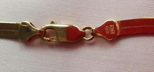 9ct  Gold Flat Necklace