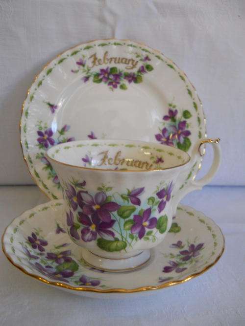 Royal Albert 'February' Trio