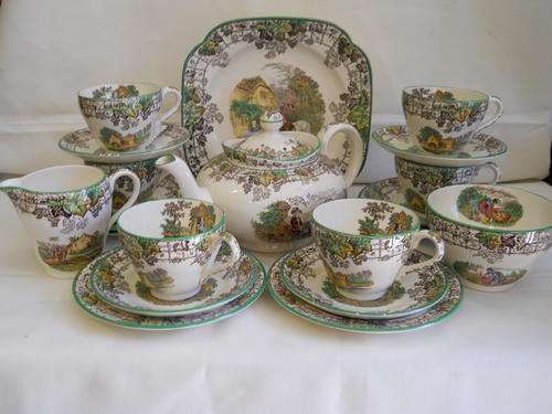 Spode  ''BYRON''  21pc   Teaset