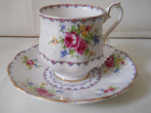 Royal Albert  ''Petit Point '' Coffee Cup & Saucer