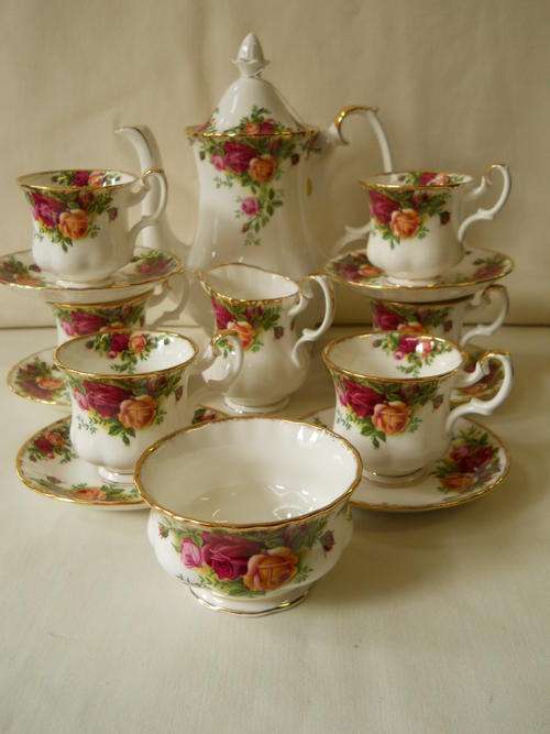 Royal Albert  'Old Country Roses'  21pc  Coffee Set