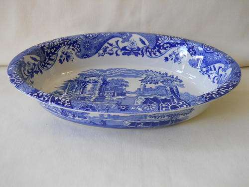 Spodes  'Italian'  Oval  Dish  -  Cookware