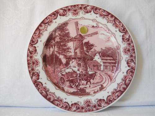Delfts    Pink  Platter