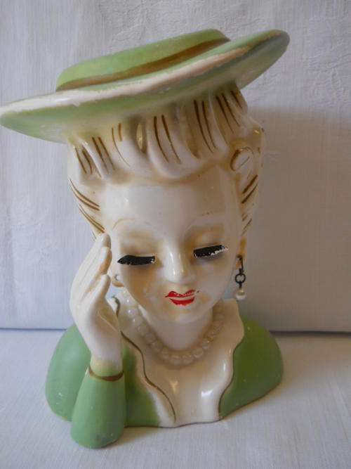 Vintage  Head  Vase