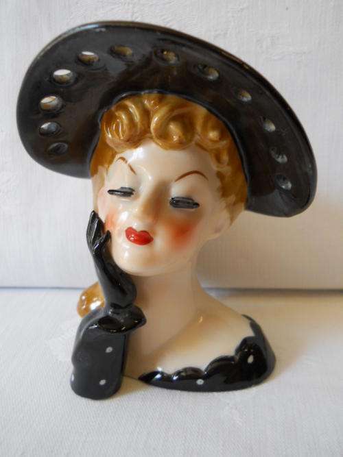 Vintage  Head  Vase