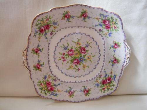 Royal Albert    ''Petit Point''   Cake  Plate