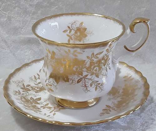 Royal Albert  ''Antoinette''  Coffee Cup & Saucer