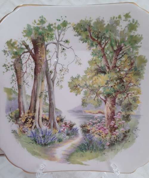 Shelley   -  Woodland  -   22pc   Tea  Set