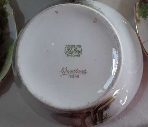 Shelley   -  Woodland  -   Cake Plate