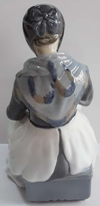 Bing  and  Grondahl  -  Denmark  -  Lady Figure with Cloth